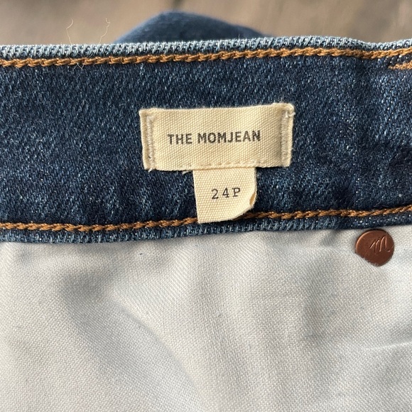 Madewell Mom jeans, Dark blue with five pockets - Picture 4 of 14